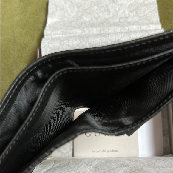 Gucci Unisex Diamanté Canvas and Leather Bifold Wallet - Picture 8 of 16